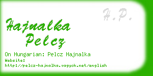 hajnalka pelcz business card